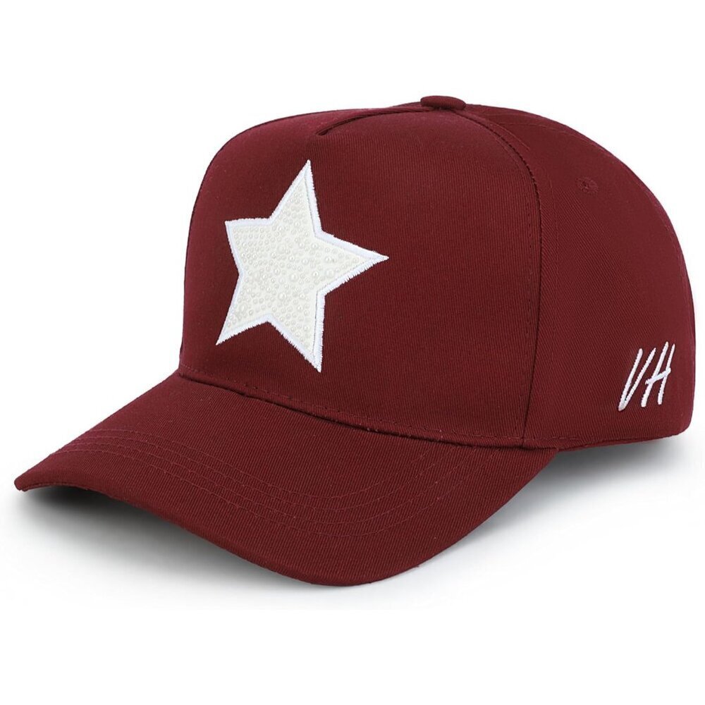 Women's Cotton Trucker Hat Pearl Star Adjustable Snapback Casual Summer